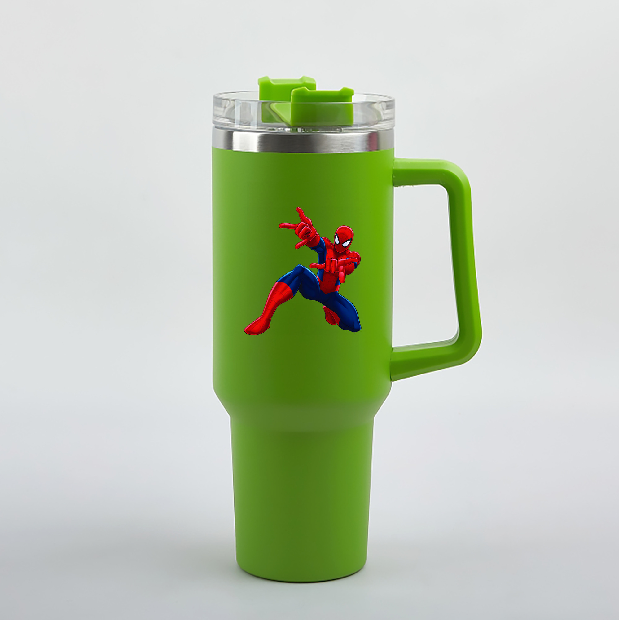 （画像用） Spider Man スパイダーマン 1200mL車用タンブラー（カラープリント）